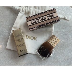 DIOR POUCH, LIP CASE, SERUM, BRUSH